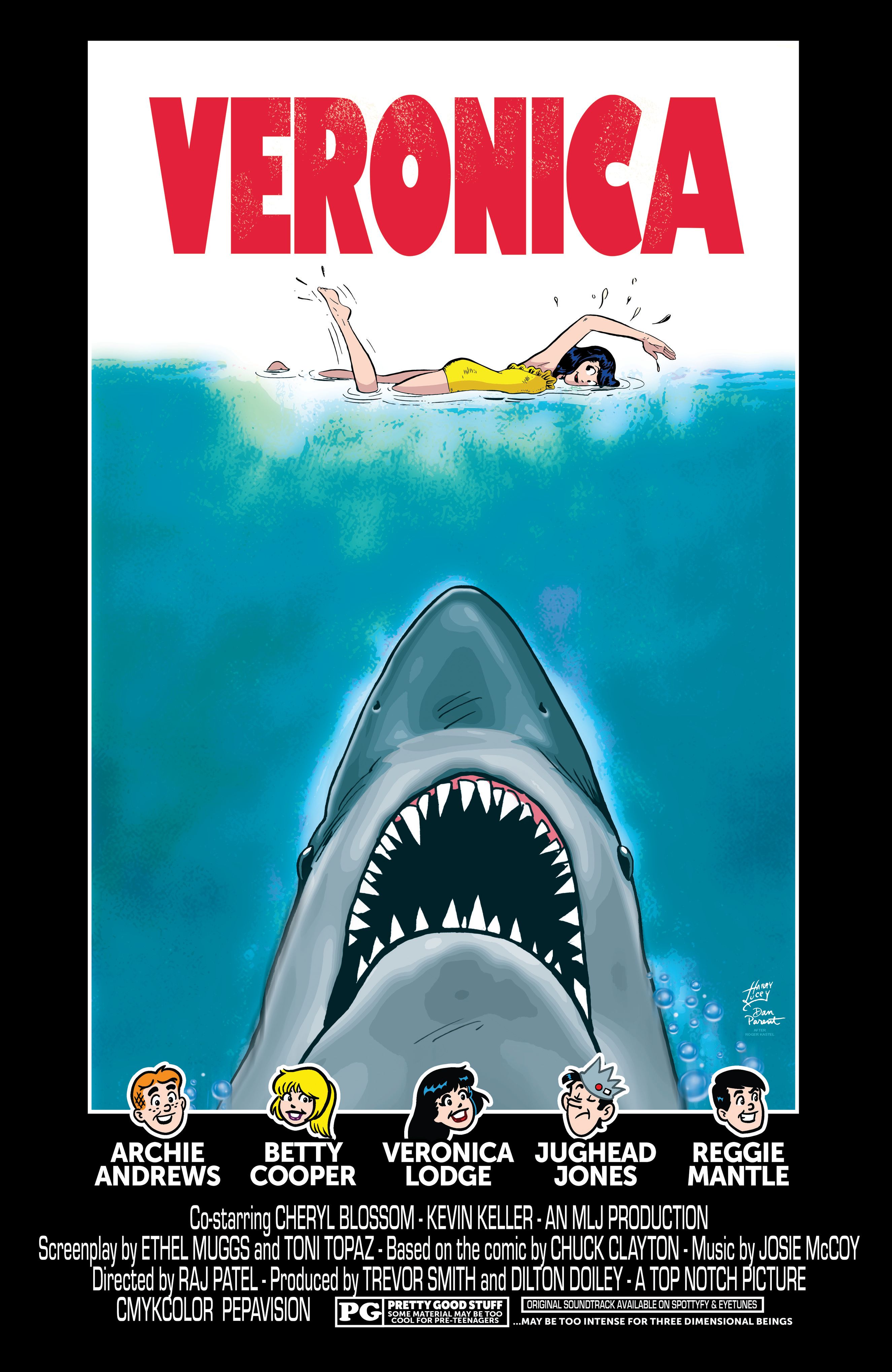 Archie's TV Laugh-Out #79 (Facsimile Edition Cvr C Dan Parent Rosario Tito Pena Veronica Movie Poster Foil Variant) Comic