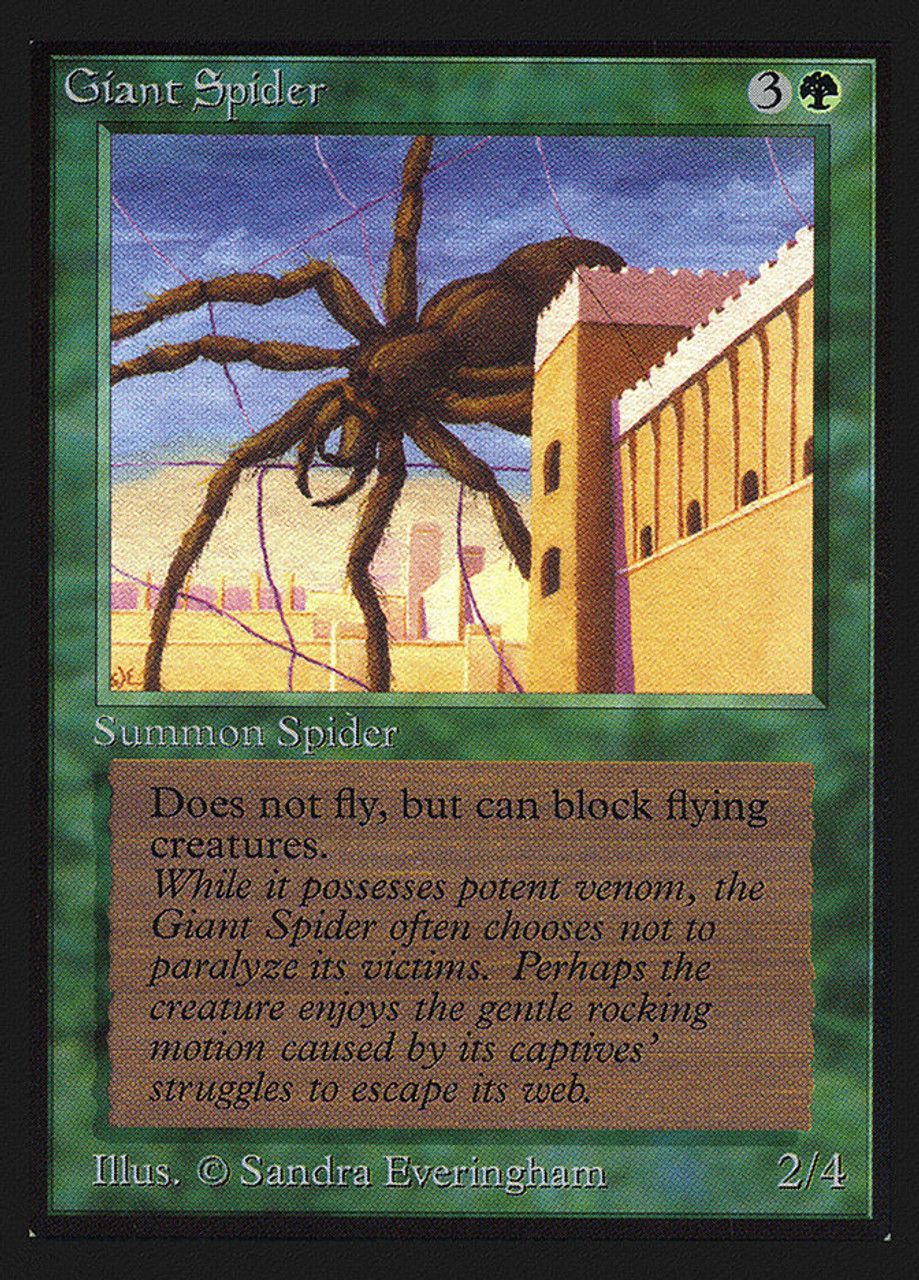 Giant Spider (Collector's Edition) Trading Card