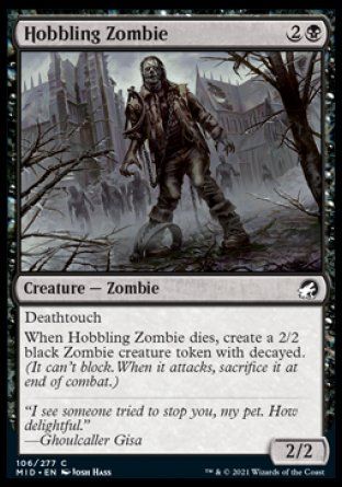 Hobbling Zombie (Innistrad: Midnight Hunt) Trading Card