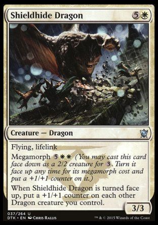 Shieldhide Dragon (Dragons of Tarkir) Trading Card