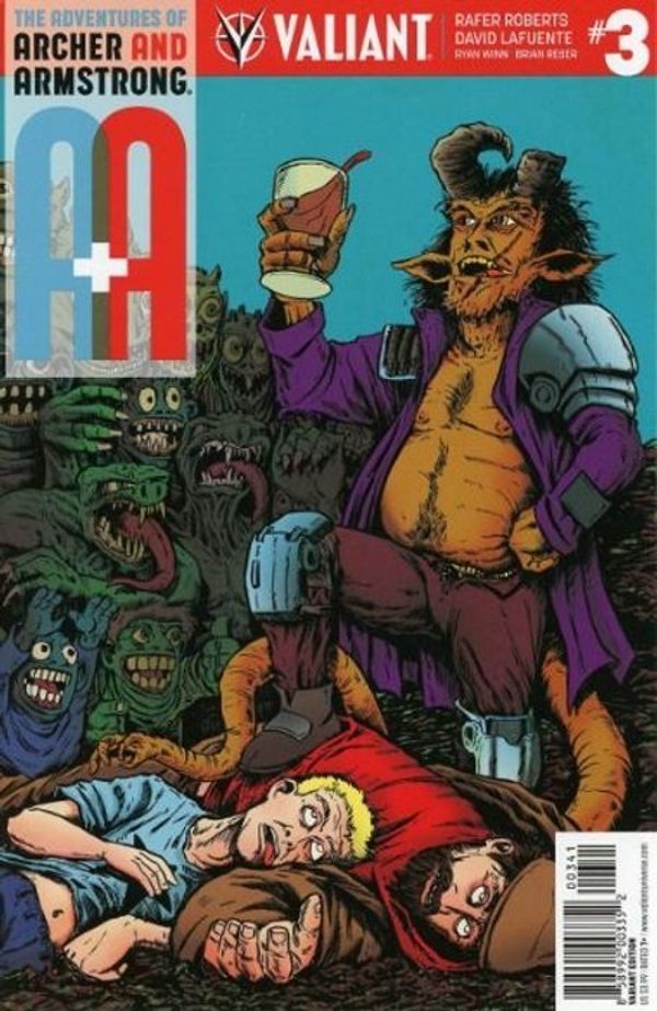 A&A: The Adventures of Archer & Armstrong #3 (Cover D 10 Copy Cover Roberts)
