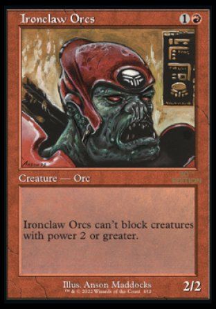 Ironclaw Orcs (Magic 30th Anniversary Edition - Old Frame) Trading Card