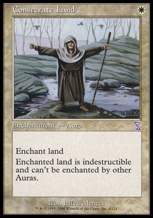 Consecrate Land (Time Spiral) Trading Card