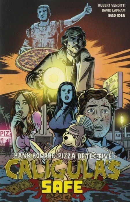 Hank Howard, Pizza Detective in Caligula's Safe Comic