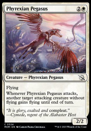 Phyrexian Pegasus (March of the Machine) Trading Card