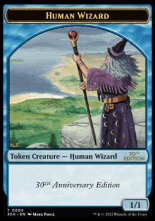 Human Wizard (Magic 30th Anniversary Edition) Trading Card