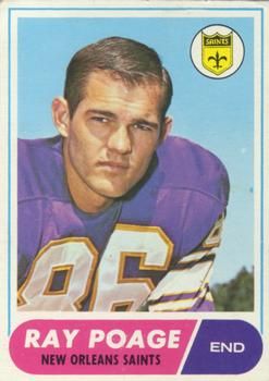 Ray Poage 1968 Topps #30 Sports Card