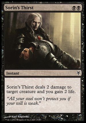 Sorin's Thirst (Sorin vs. Tibalt)