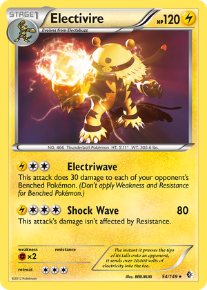 Electivire (54/149) - Boundaries Crossed