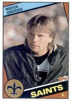 Morten Andersen 1984 Topps #300 Sports Card