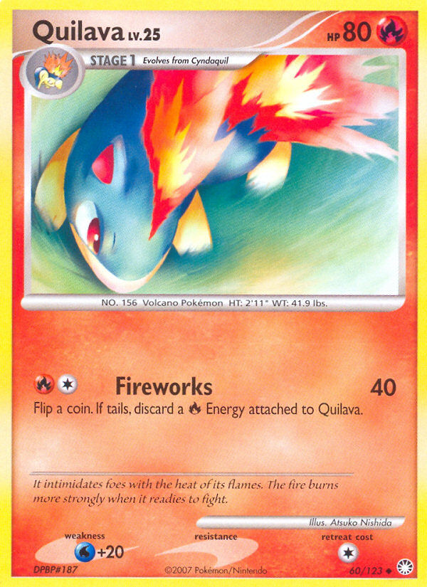 Quilava (60/123) - Mysterious Treasures Pokémon Card