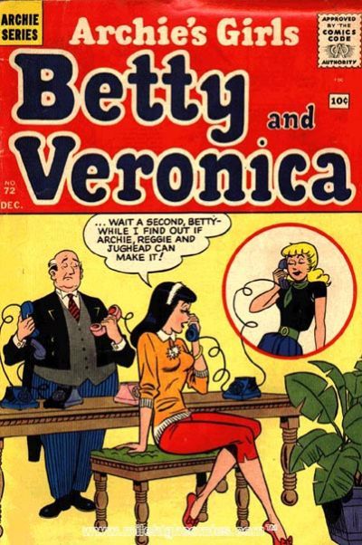 Archie's Girls Betty and Veronica #72 Comic