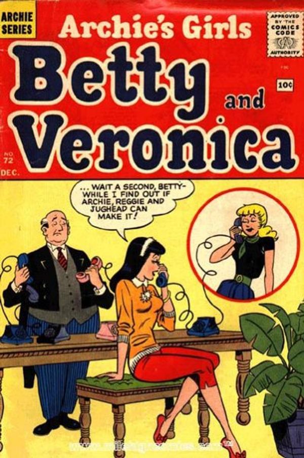 Archie's Girls Betty and Veronica #72