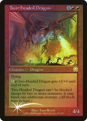 Two-Headed Dragon (Mercadian Masques - Foil)