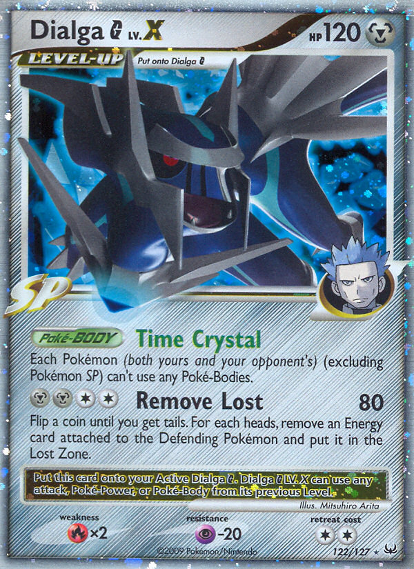 Dialga G LV.X (122/127) - Platinum Pokémon Card