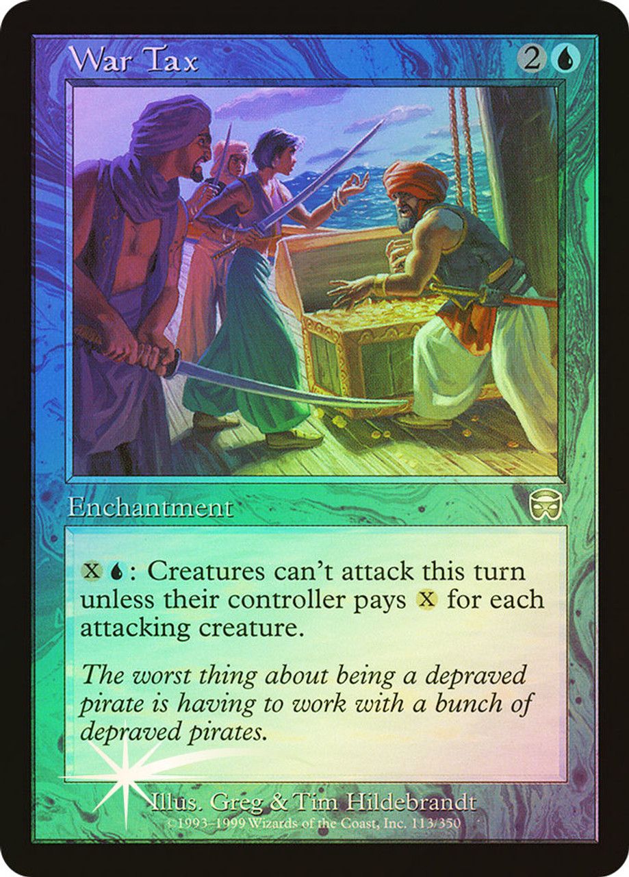 War Tax (Mercadian Masques - Foil) Trading Card