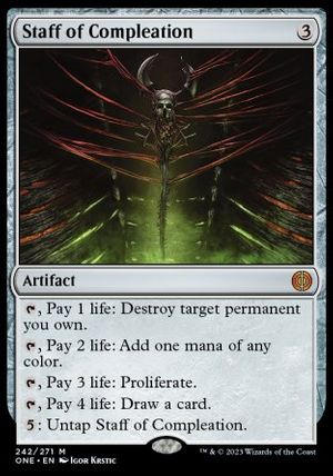 Staff of Compleation (Phyrexia: All Will Be One)