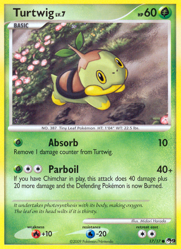 Turtwig (17/17) - POP Series 9 Pokémon Card