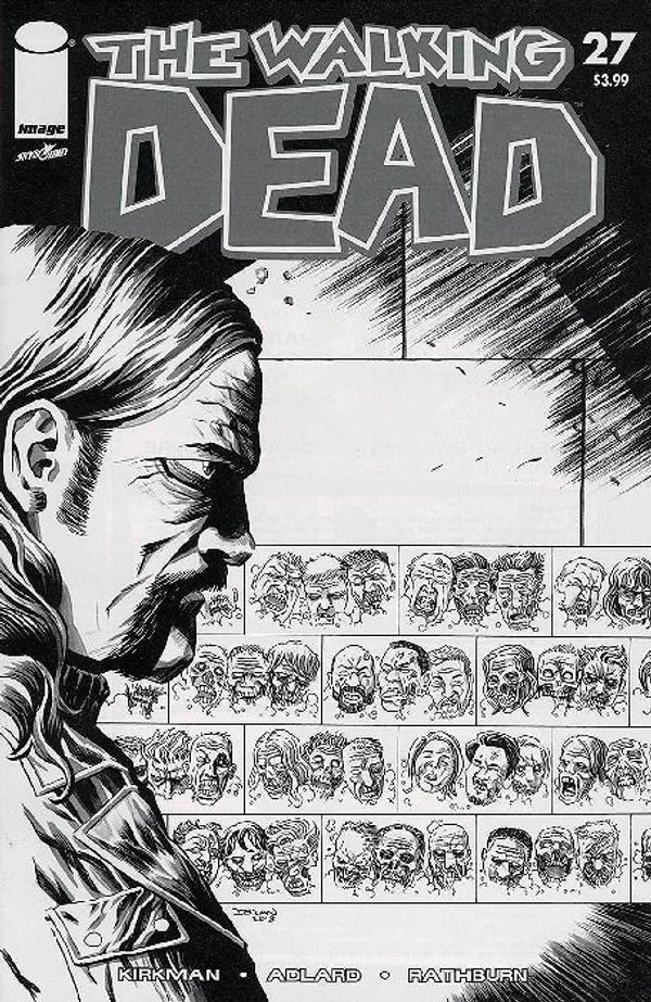 The Walking Dead #27 (15th Anniversary Shalvey Blind Bag B&W Sketch)