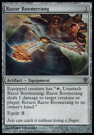 Razor Boomerang (Worldwake) Trading Card