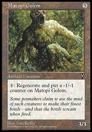 Matopi Golem (Visions) Trading Card