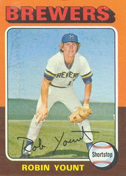 Robin Yount 1975 Topps #223 Sports Card