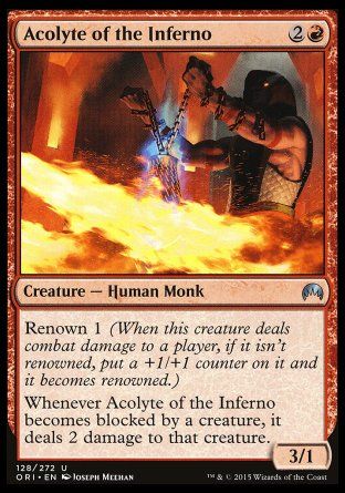 Acolyte of the Inferno (Magic Origins) Trading Card