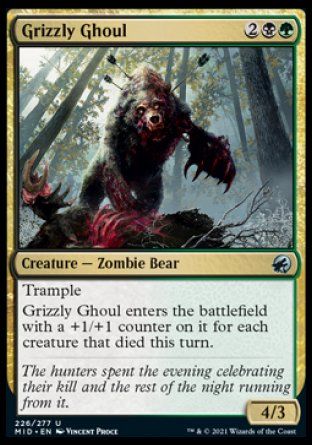 Grizzly Ghoul (Innistrad: Midnight Hunt) Trading Card