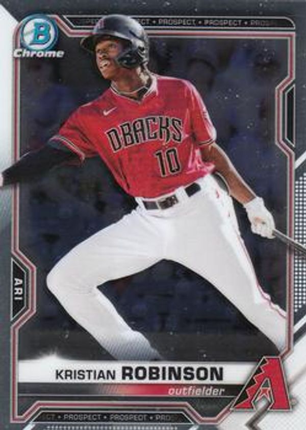 Kristian Robinson 2021 Bowman Chrome - Prospects Baseball #BCP-158