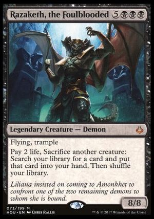 Razaketh, the Foulblooded (Hour of Devastation)