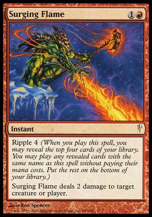 Surging Flame (Coldsnap) Trading Card