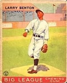 Larry Benton 1933 Goudey (R319) #45 Sports Card