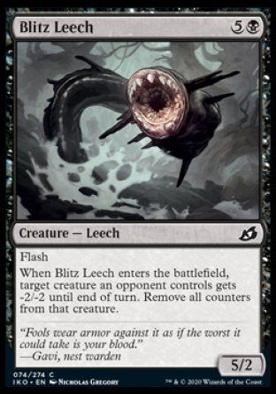 Blitz Leech (Ikoria Lair of Behemoths) Trading Card