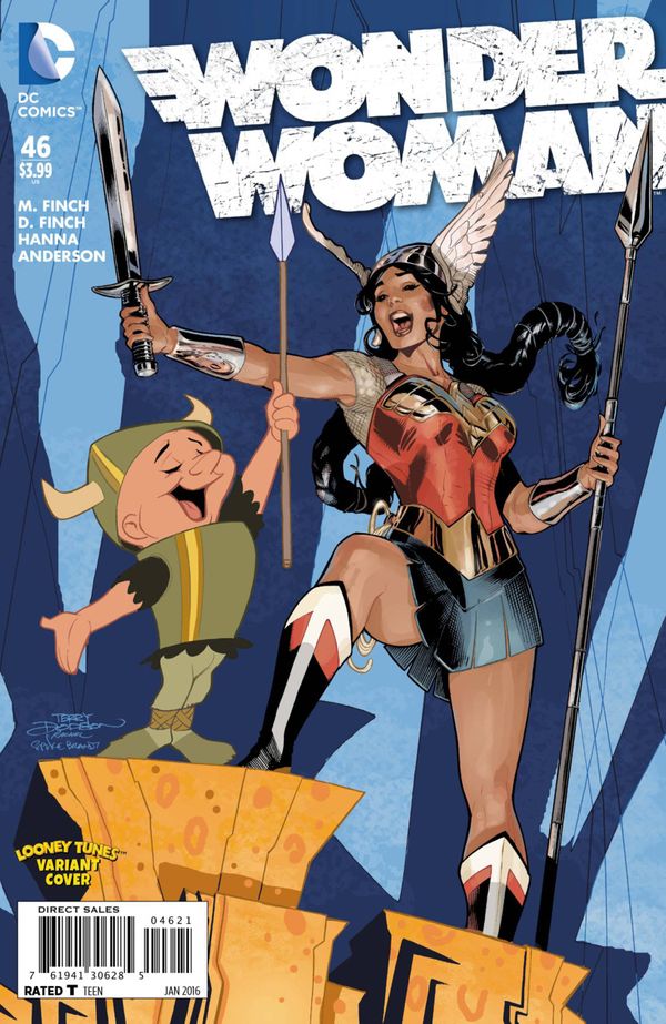 Wonder Woman #46 (Looney Tunes Variant Cover)