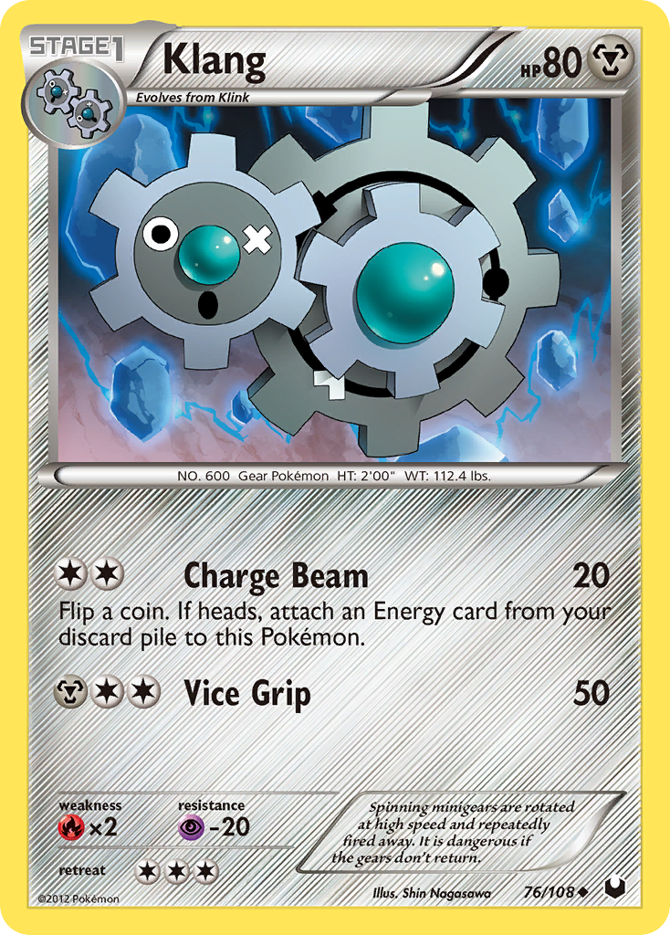 Klang (76/108) - Dark Explorers Pokémon Card