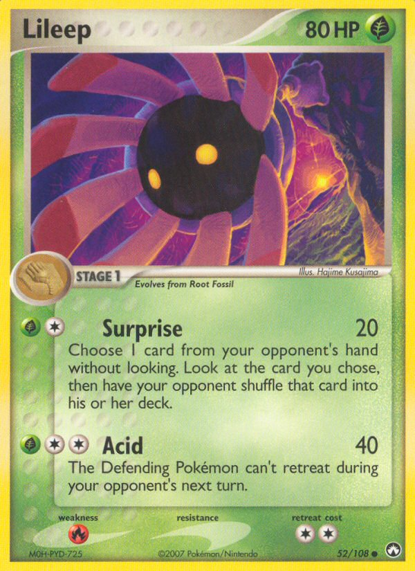 Lileep (52/108) - Power Keepers Pokémon Card