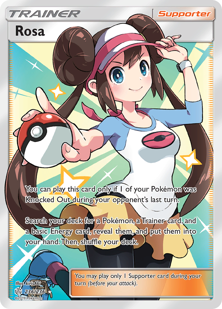 Rosa (Trainer: Supporter) (236/236) - Cosmic Eclipse Pokémon Card