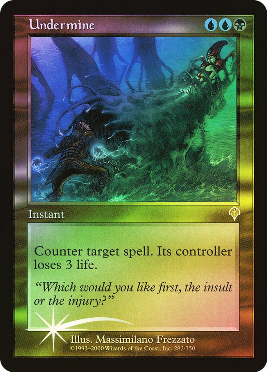 Undermine (Invasion - Foil) Trading Card