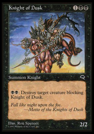 Knight of Dusk (Tempest) Trading Card