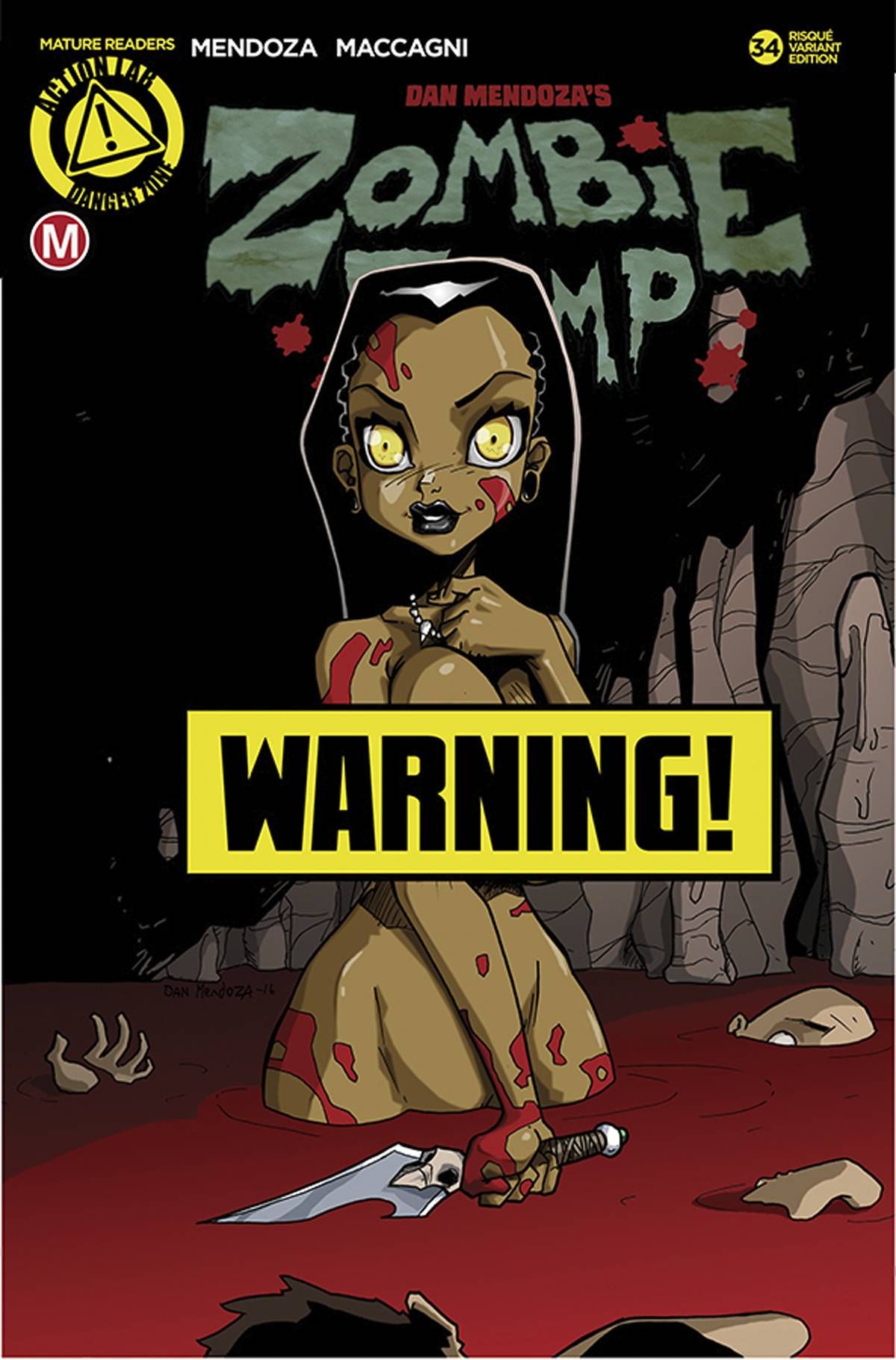 Zombie Tramp Ongoing 34 Cover B Mendoza Risque Value Gocollect