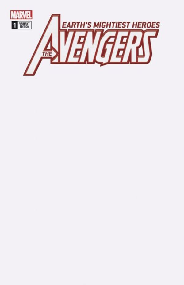 Avengers #1 (Blank Variant)