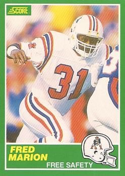 Fred Marion 1989 Score #232 Sports Card