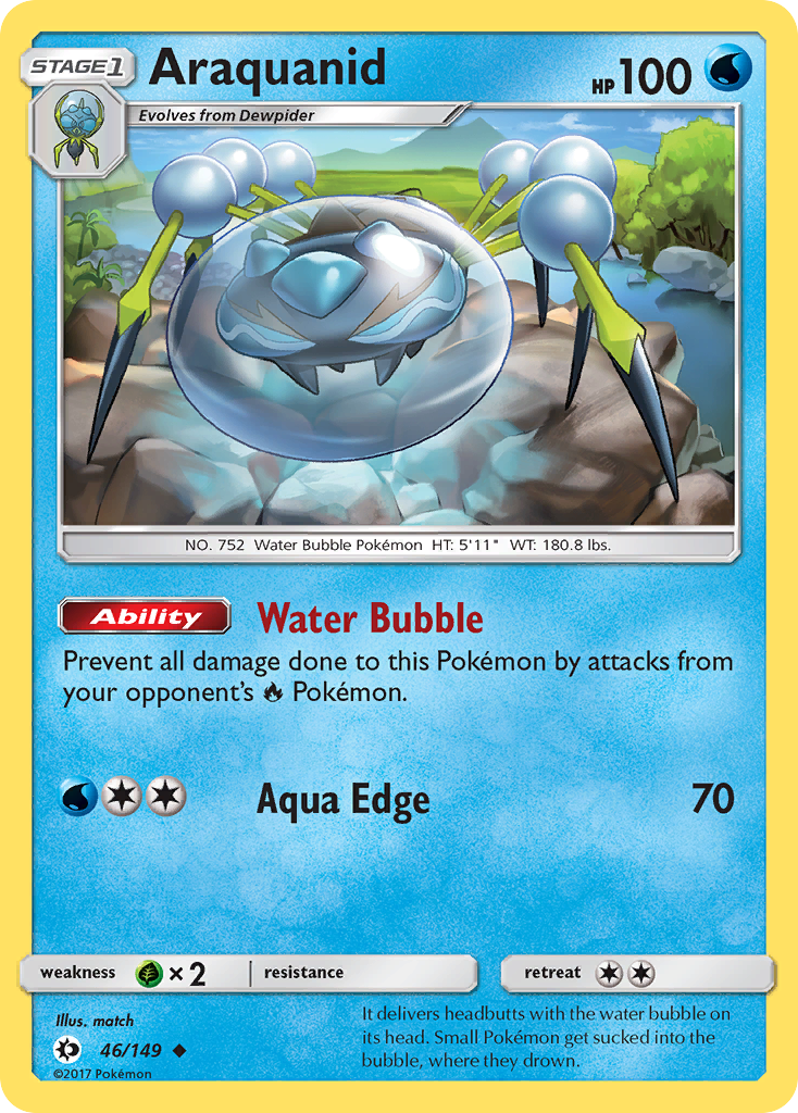 Araquanid (46/149) - Sun & Moon Pokémon Card