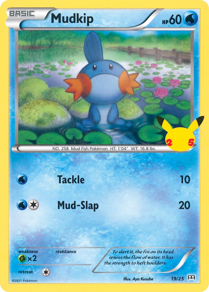 Mudkip (19/25) - McDonald's Collection 2021 Pokémon Card