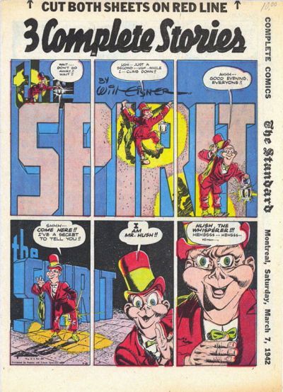 Spirit Section #3/8/1942 Comic