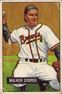 Walker Cooper 1951 Bowman #135 Sports Card