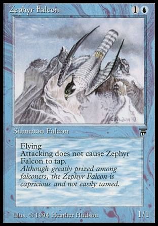 Zephyr Falcon (Legends) Trading Card