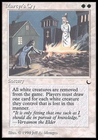 Martyr's Cry (The Dark) Trading Card