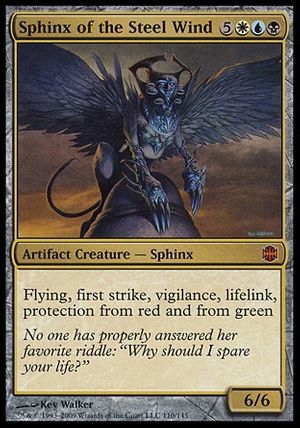 Sphinx of the Steel Wind (Alara Reborn)