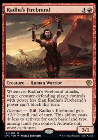 Radha's Firebrand (Dominaria United) Trading Card